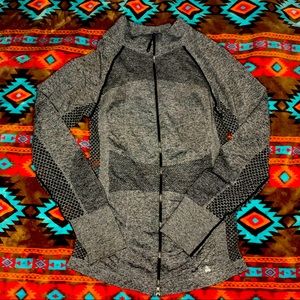 Zip up workout long sleeve